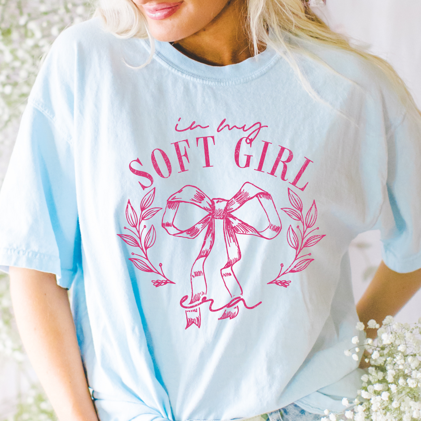 In My Soft Girl Era  | Coquette Comfort Color Graphic Tee
