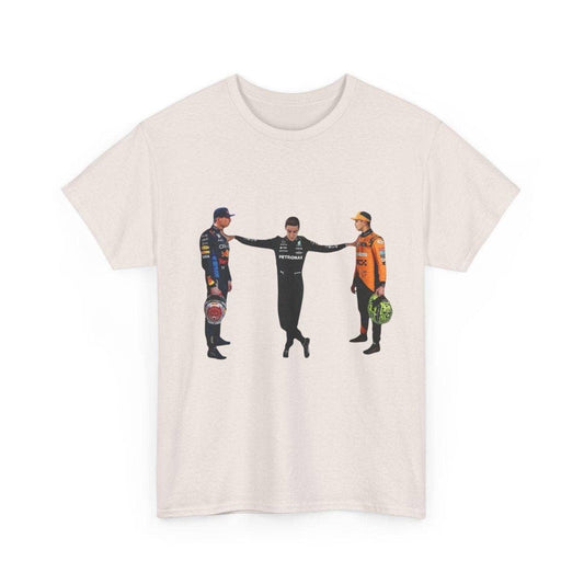 Funny F1 Meme T-Shirt - Max, Lando, George - Unisex Gift