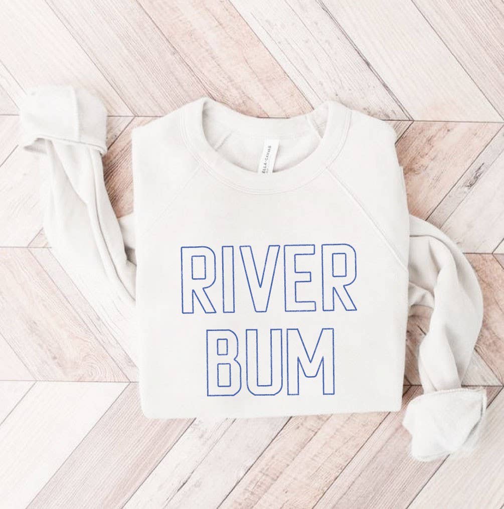 River Bum  Graphic Sweatshirt