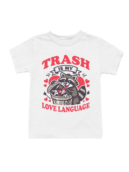 Raccoon Love Language Humor Design Youth's T-Shirt