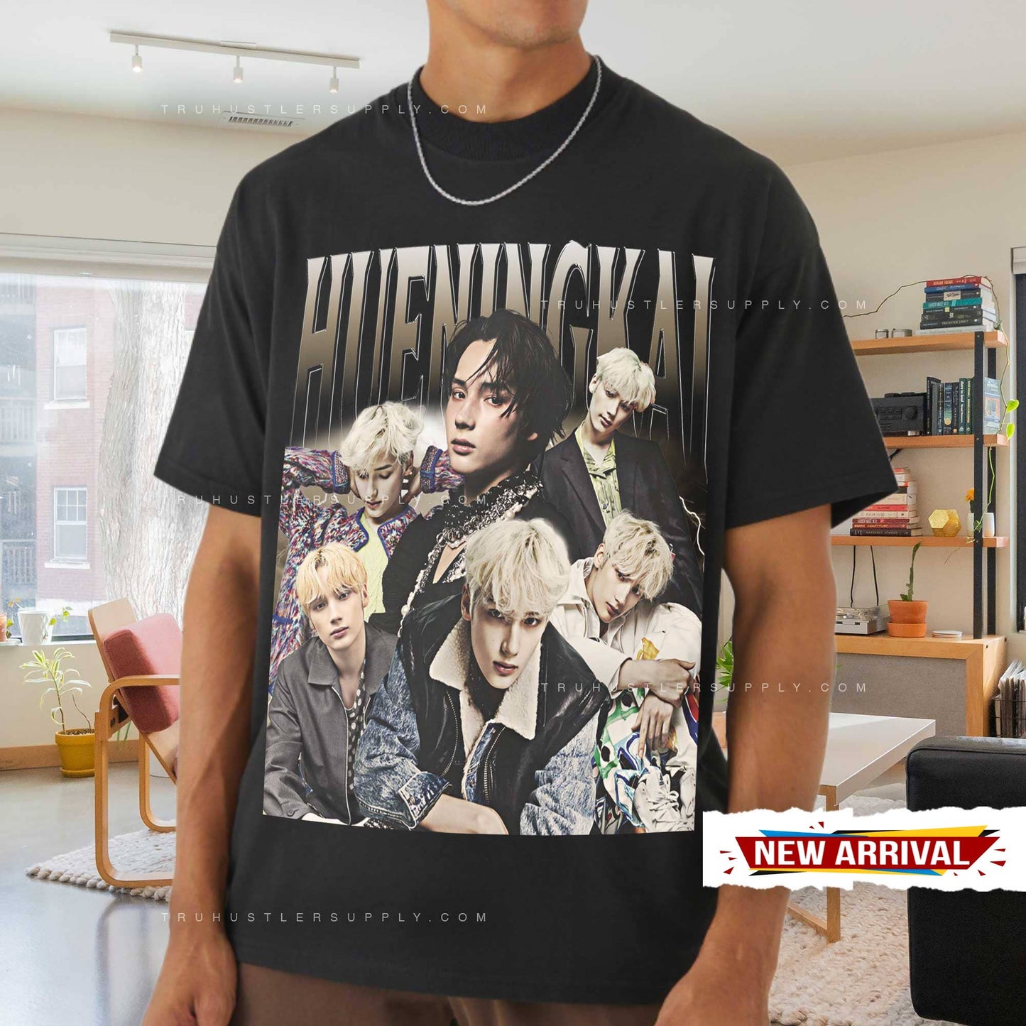 Vintage Hueningkai Kpop Bootleg Graphic Tee Birthday Gift