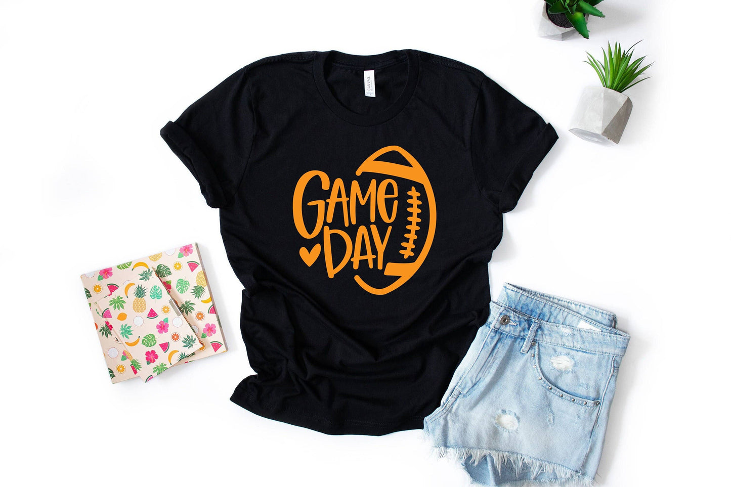 Football Season Tee – Women’S Game Day Shirt