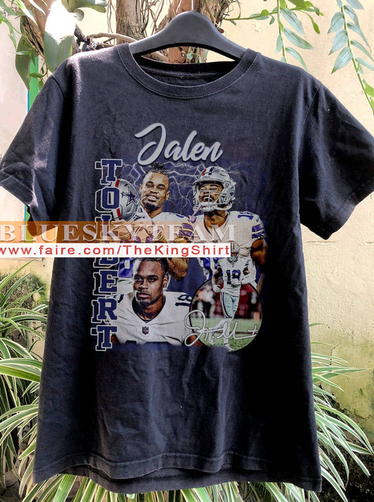 Vintage 90s Jalen Tolbert Graphic Football T-Shirt, Best Gif
