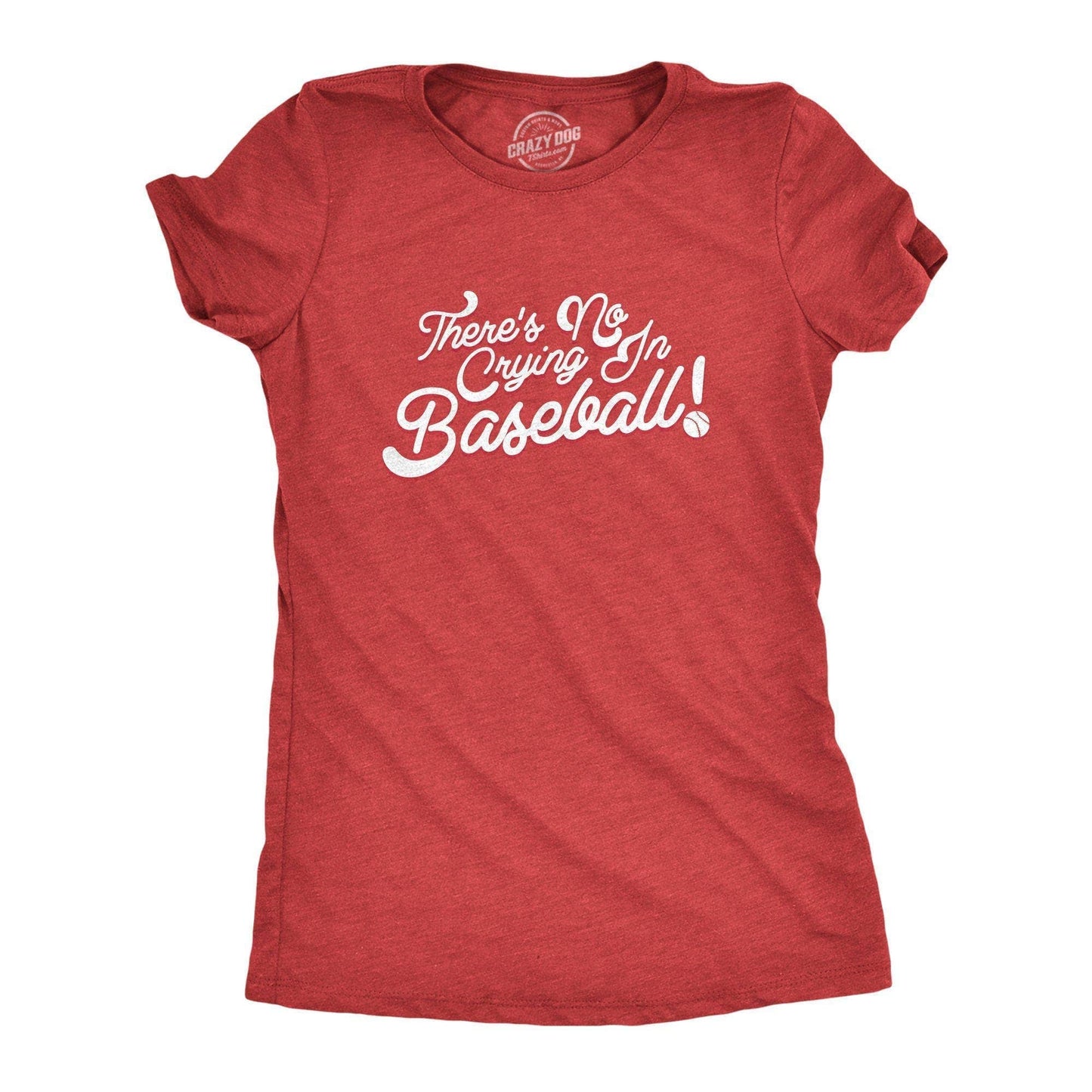 No Crying in Baseball Women's Tshirt Tv & Movies Graphic Tee