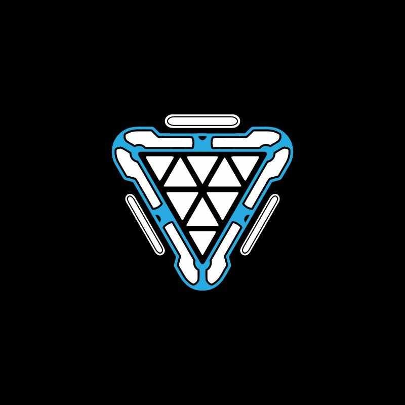 Arc Reactor Black Full Sleeve T-Shirt
