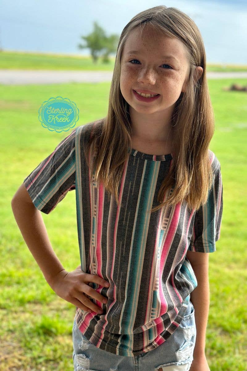 Kids' Serape City Heart T-Shirt