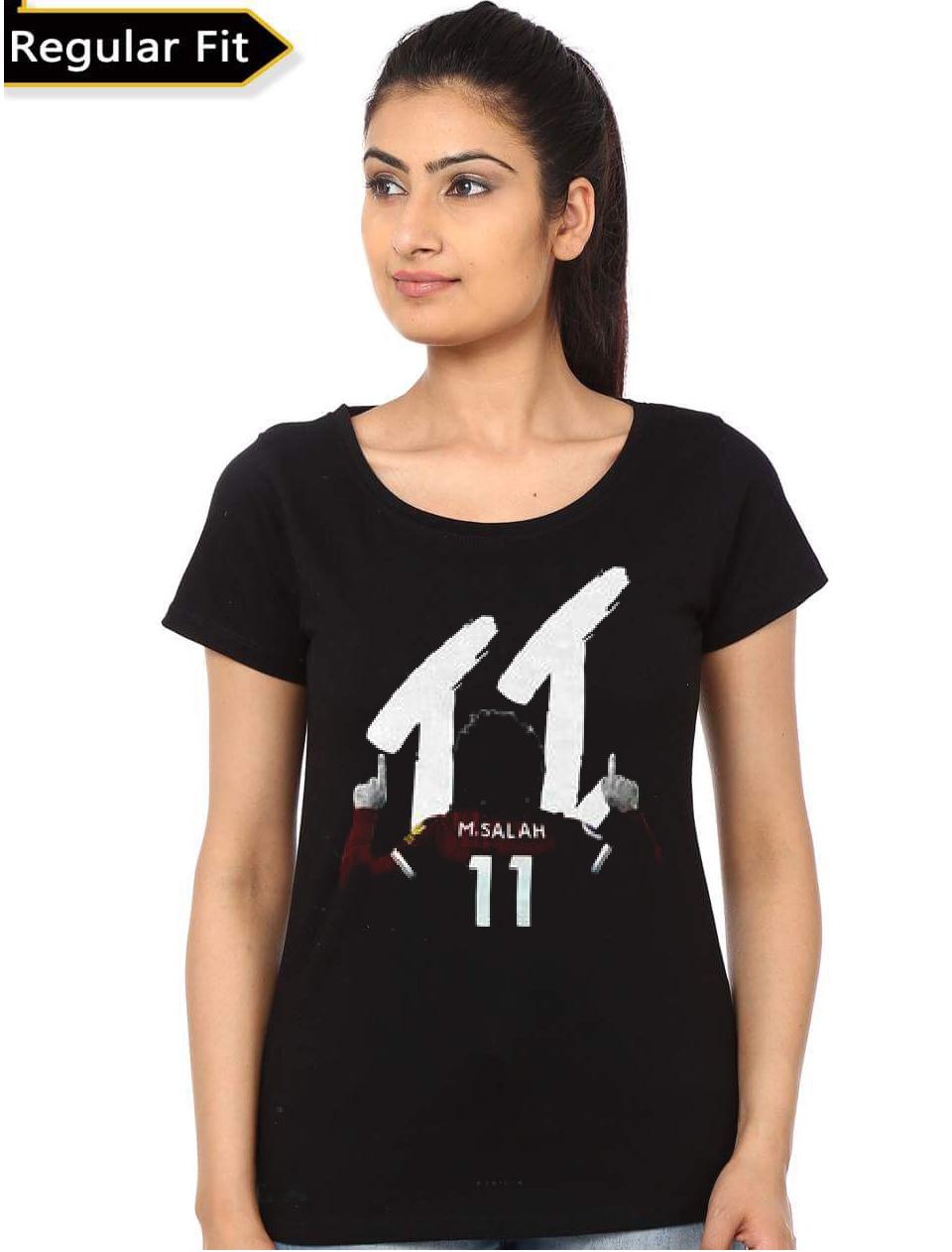 Mohamed Salah Girl’s Black T-Shirt