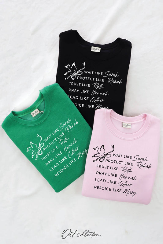 Women of the Bible Graphic Sweatshirt