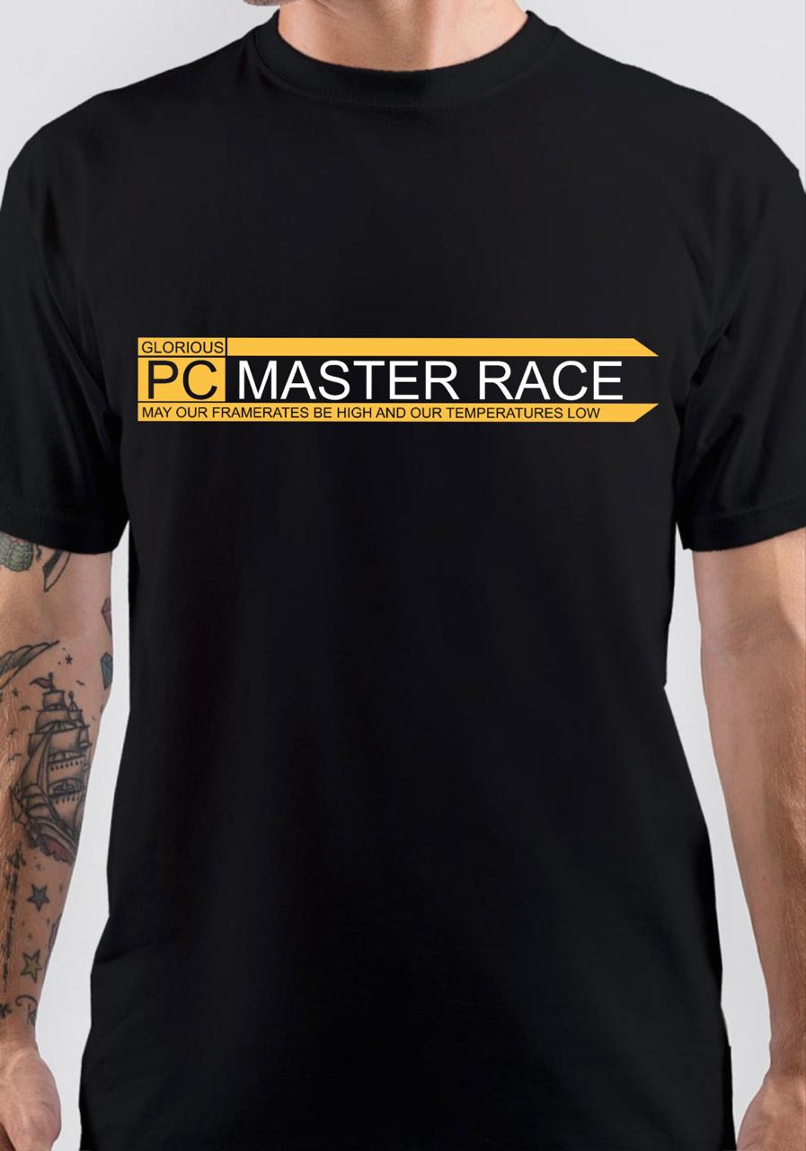 Master Race Half Sleeve Black T-Shirt