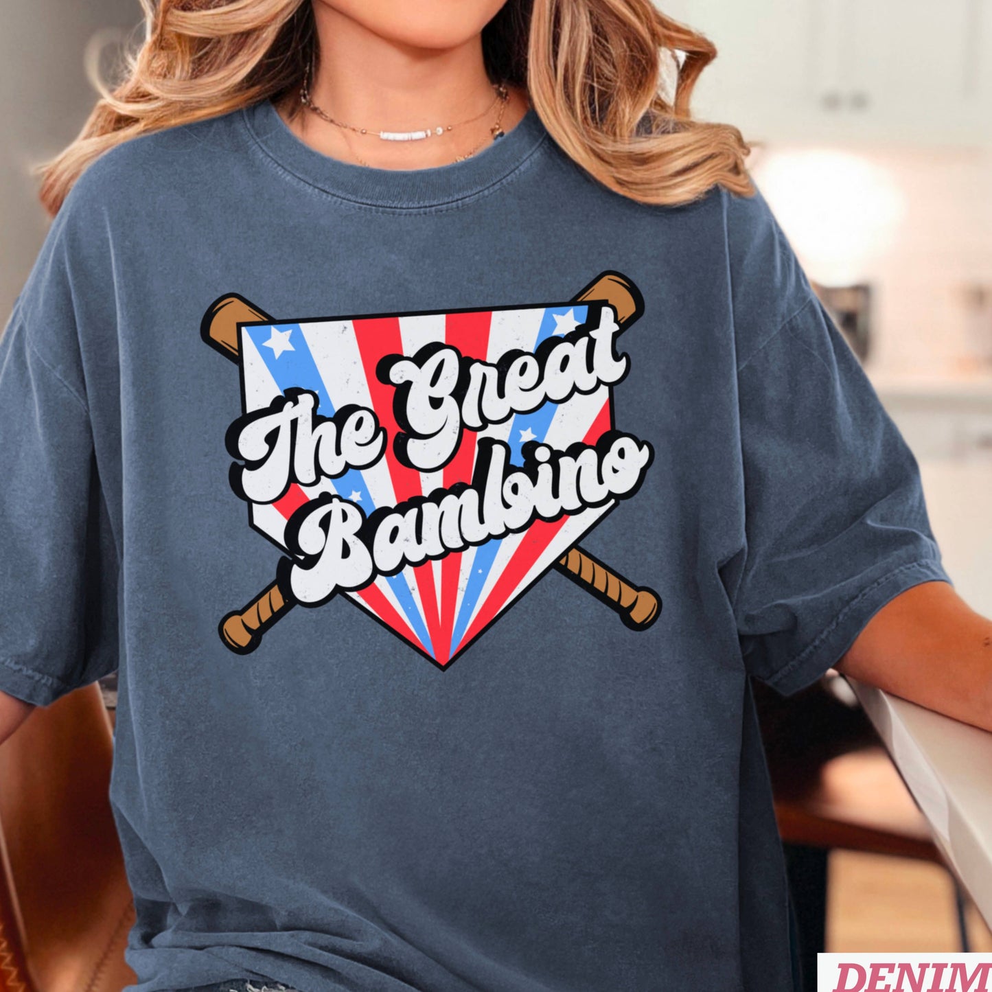 The Great Bambino Baseball Graphic Shirt | Comfort Colors
