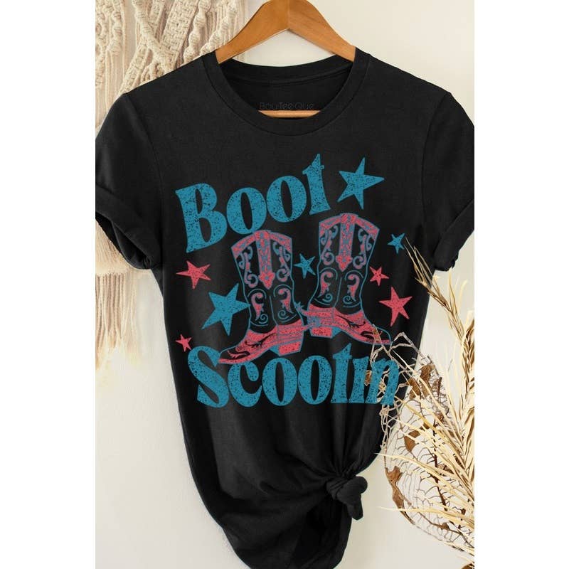 Scootin Boot Short Sleeve Tee