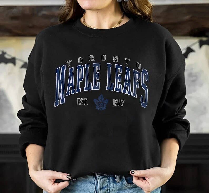 Vintage Toronto Maple Leafs Sweatshirt - Hockey Fan Essentia