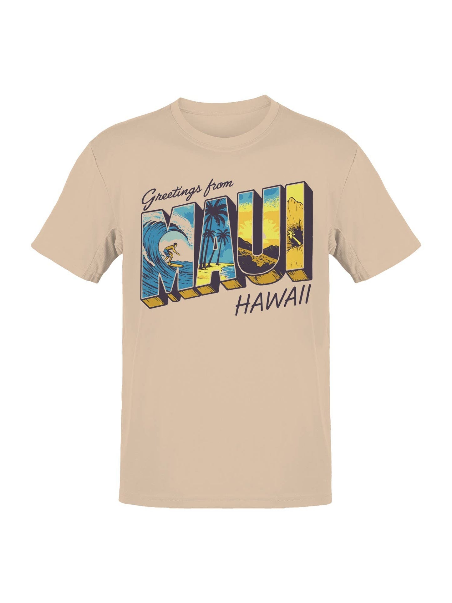 Maui Hawaii Surf Vibes Art Men's T-Shirt