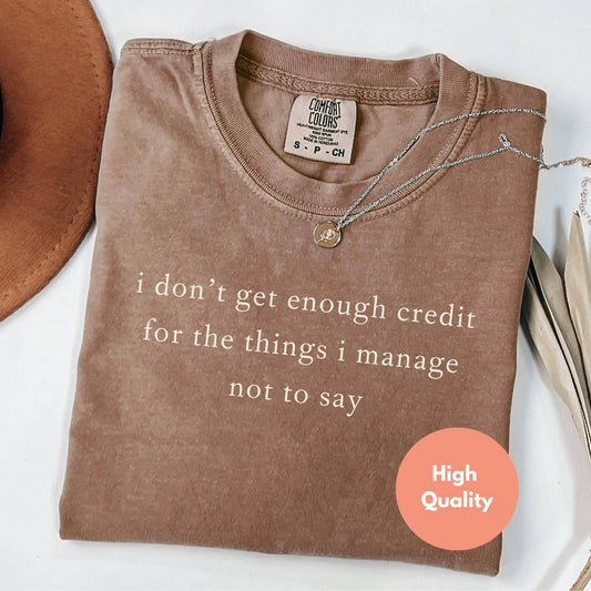 Underappreciated Manager Sarcastic Adult Humor Shirt