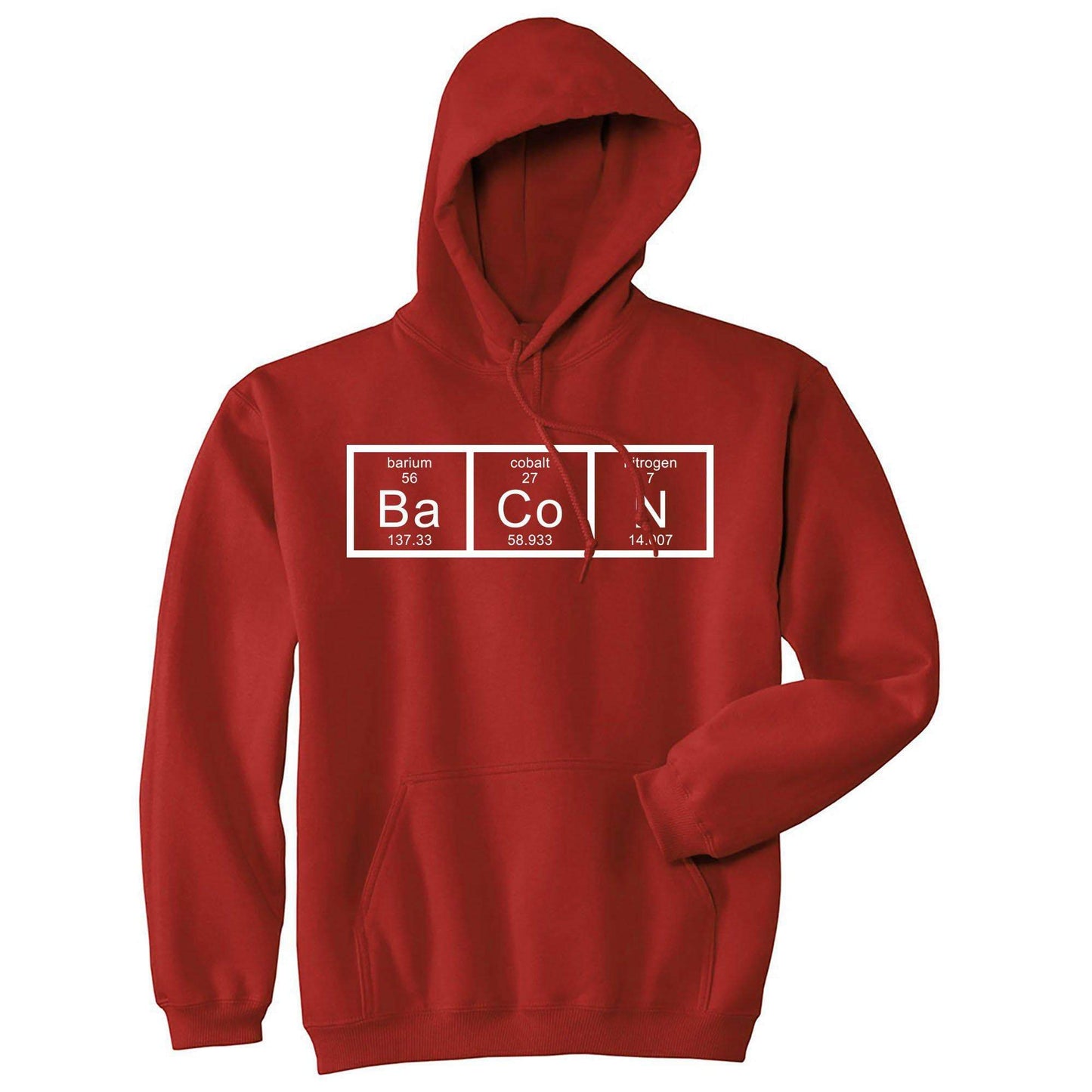 Bacon Chemistry Hoodie Science Graphic Hoodie Sweatshirt