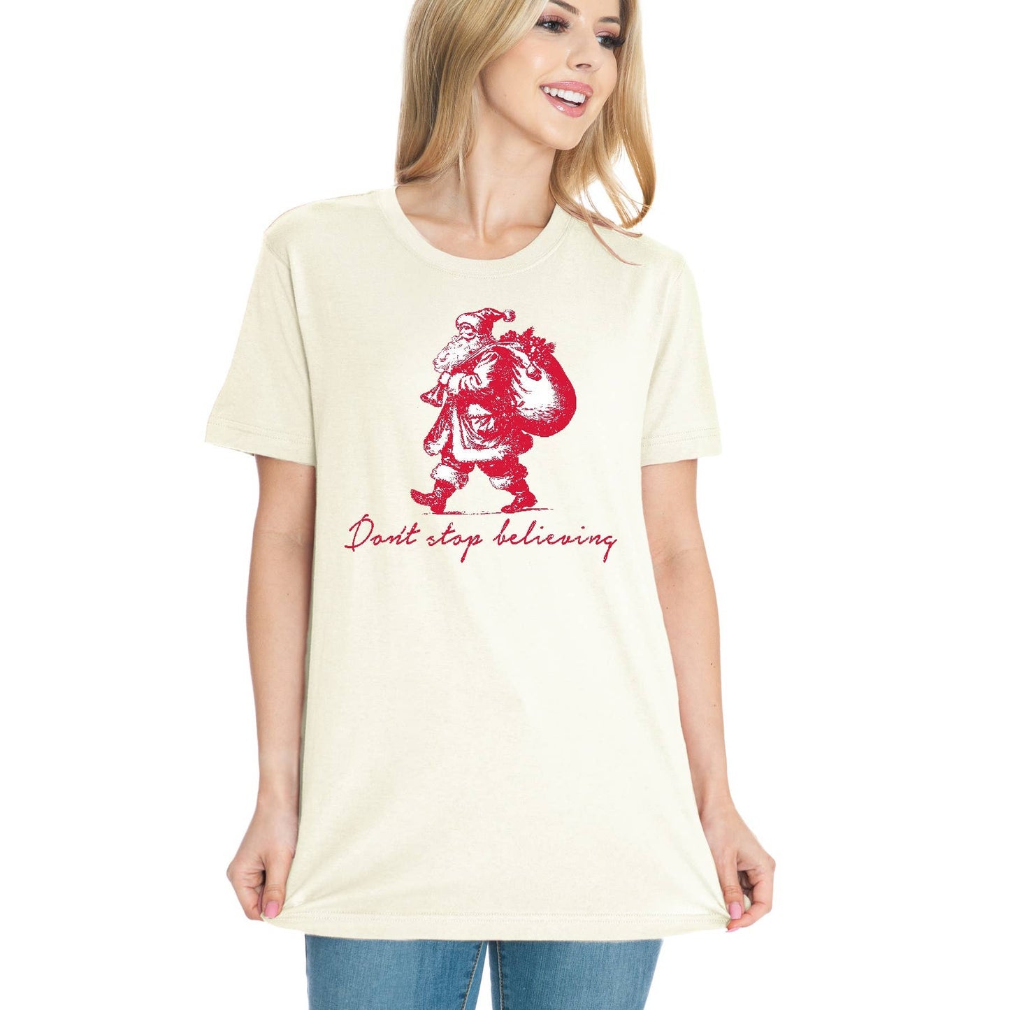 Dont Stop Delivering Santa - Short Sleeve T Shirt