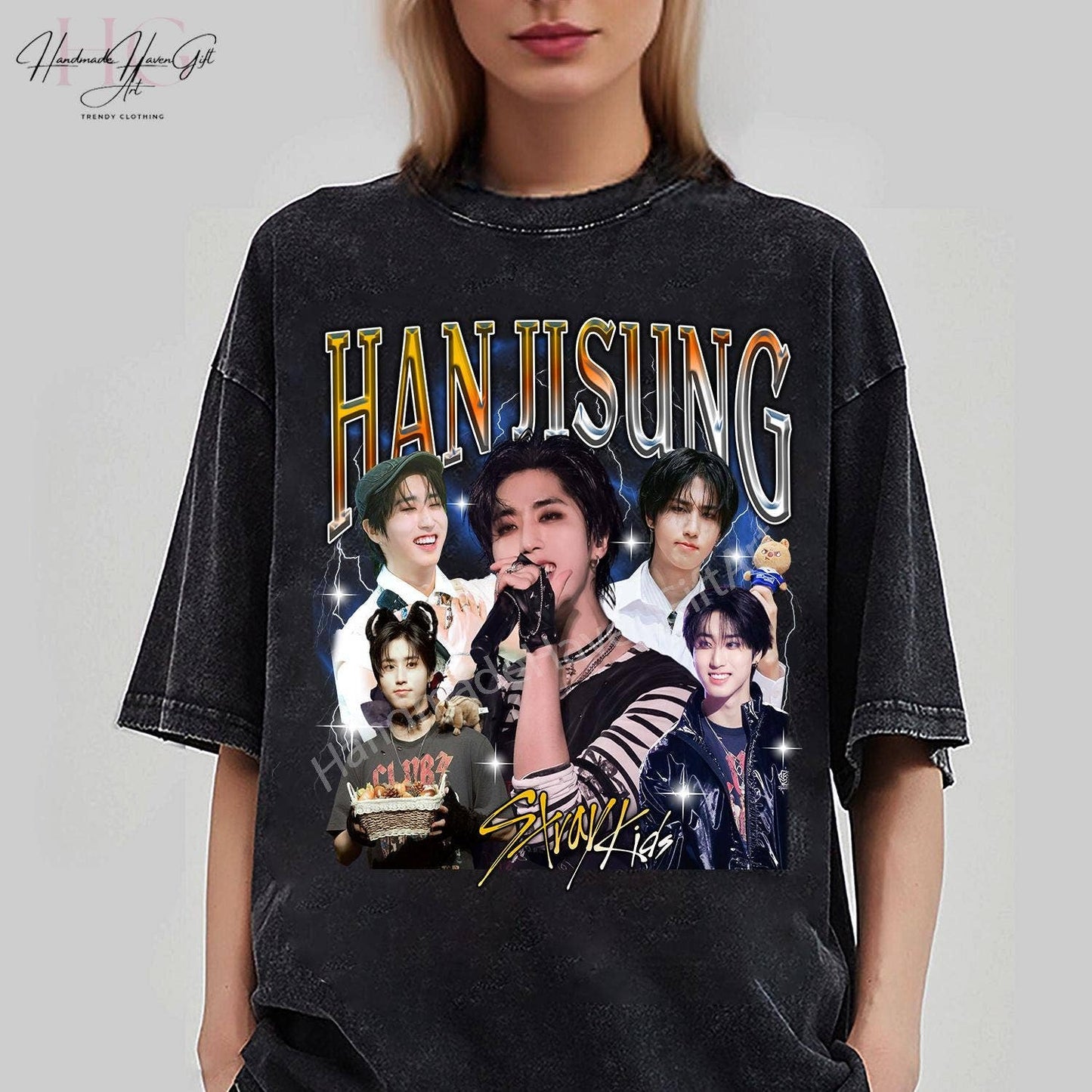 Stray Kids Han Jisung Shirt – Vintage Kpop Unisex Gift Tee