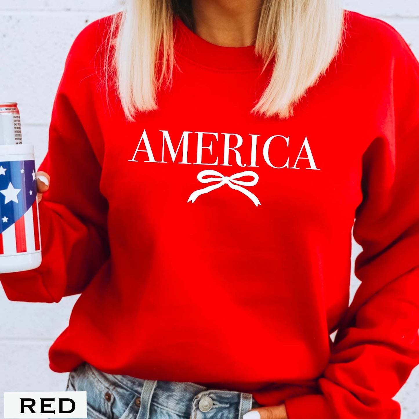 America Patriotic Sweatshirt | July 4th Sweatshirt