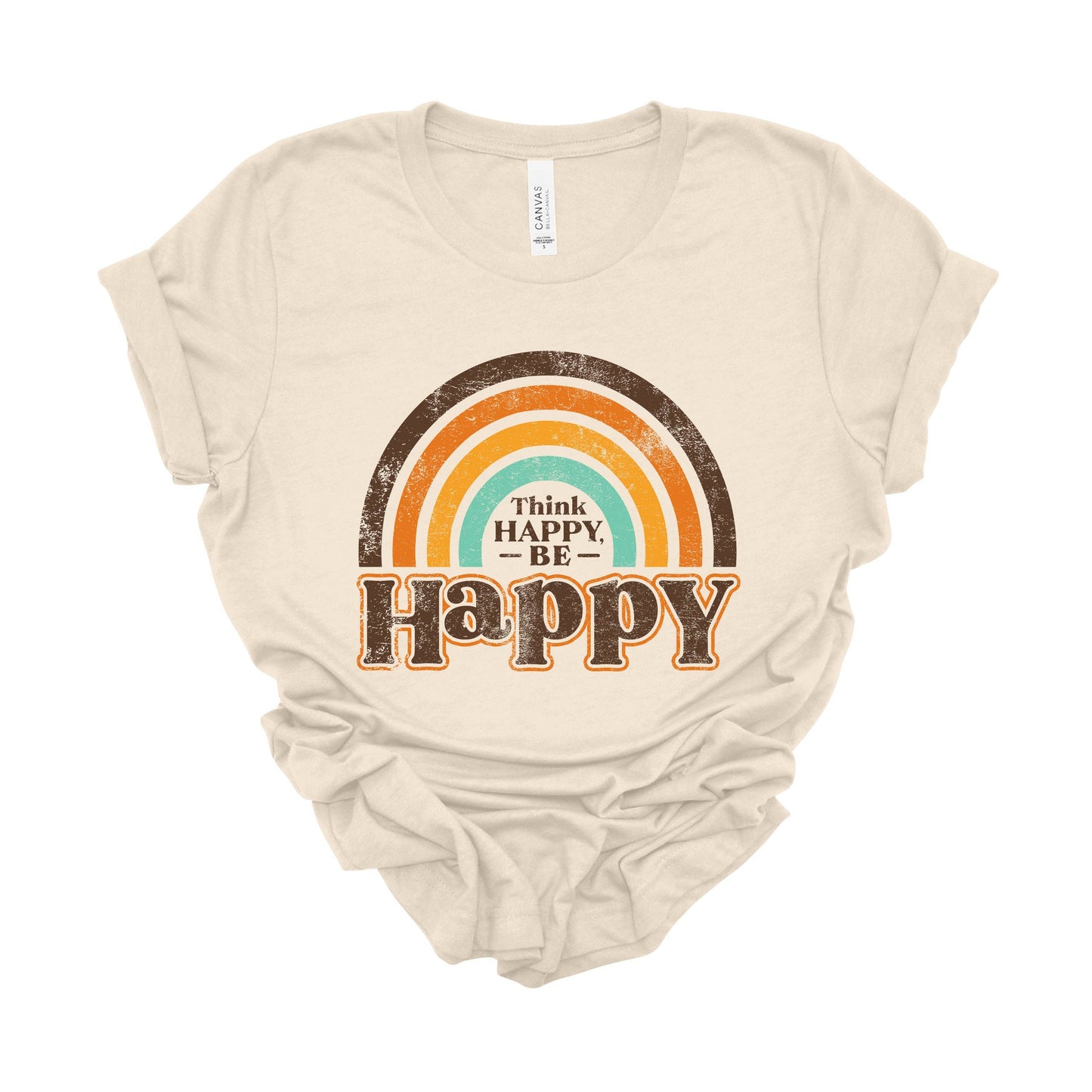 Think Happy Be Happy Tee