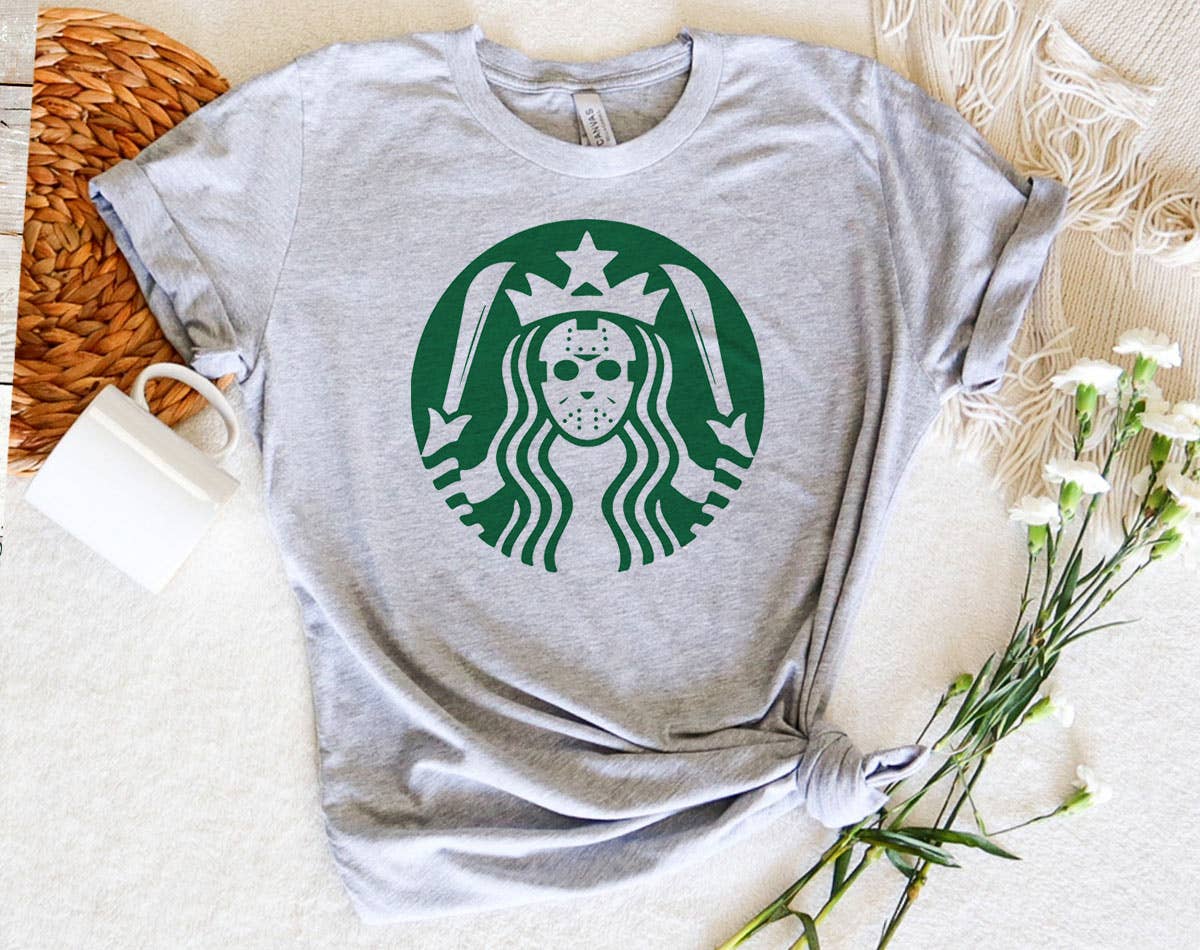 Jason Bucks Coffee - Funny Halloween T-Shirt