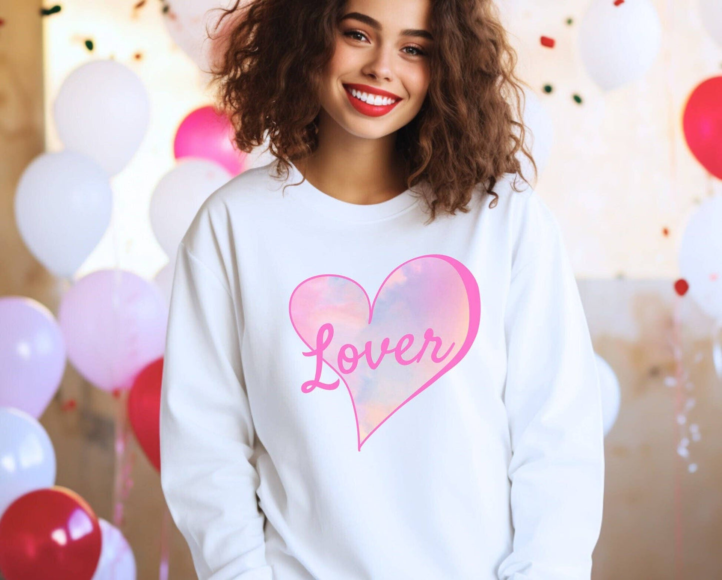 Lover Taylor Swiftie Lover Heart Design Sweatshirt