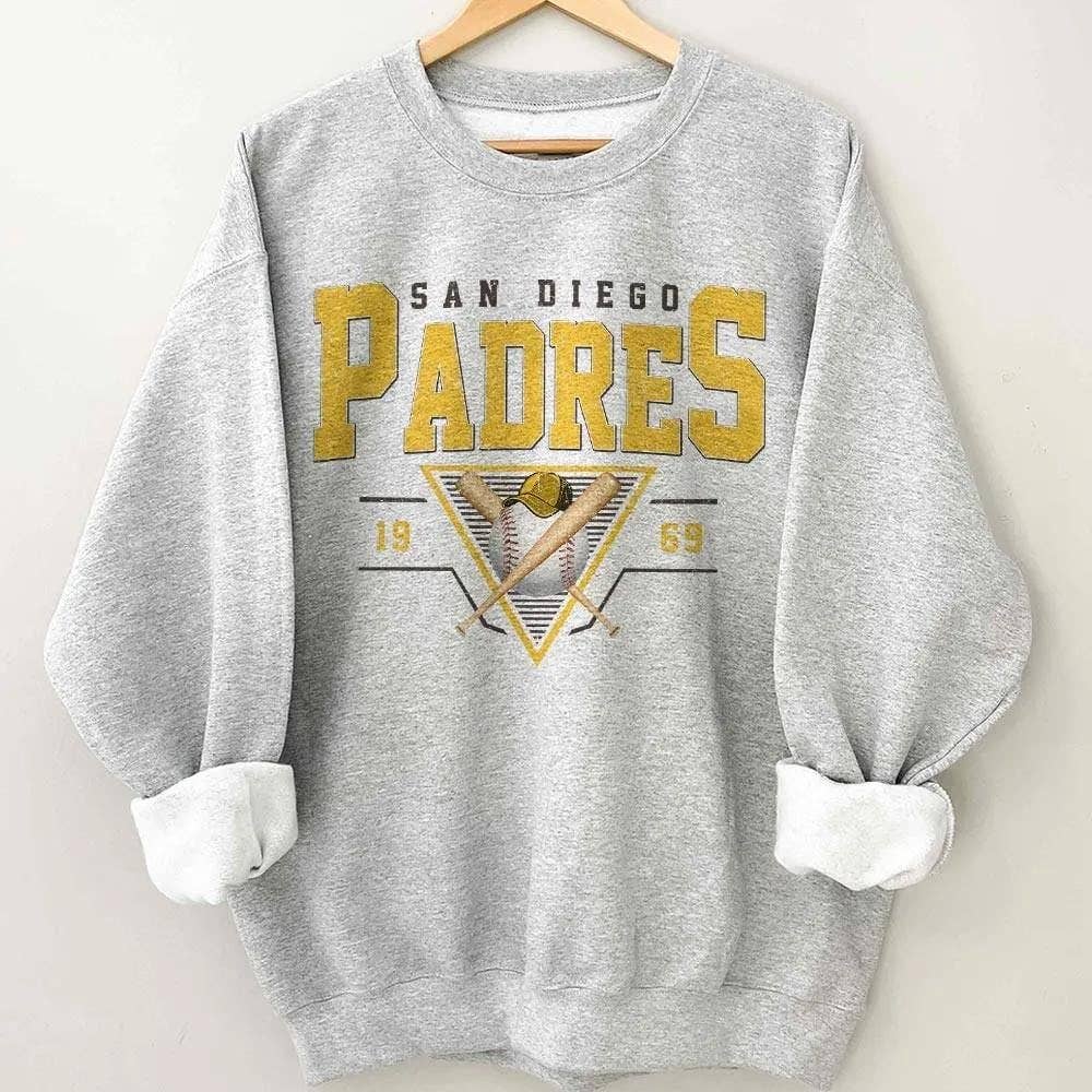 San Diego Baseball Retro Crewneck Sweatshirt
