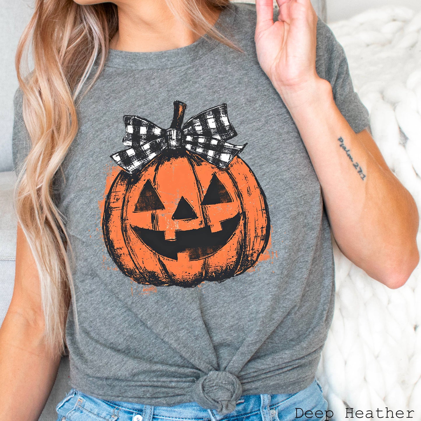 Halloween 2025 Pumpkin Graphic Tee  | Bella Canvas