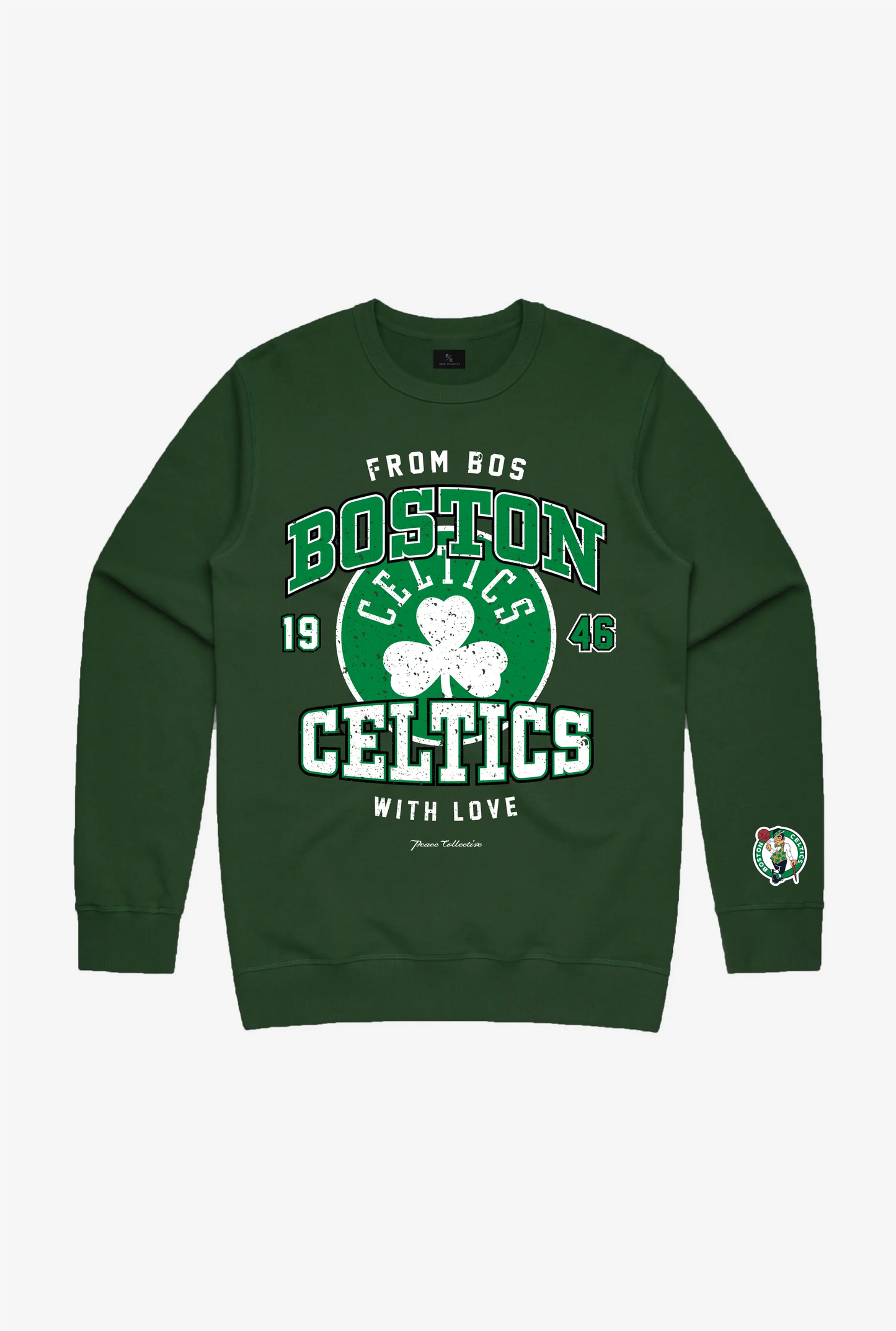 From Boston with Love Vintage Celtics Crewneck Sweatshirt