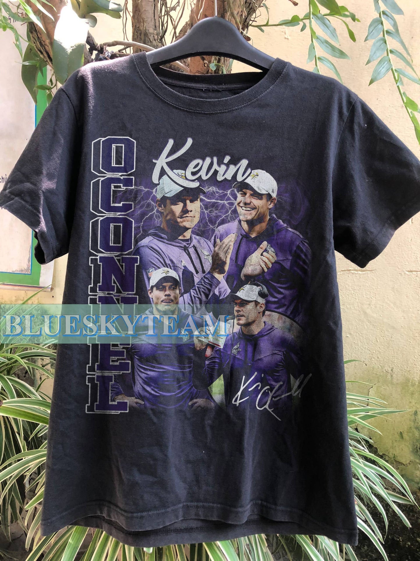 Kevin O'connell 90s Vintage Bootleg Football Graphic Tee Gif