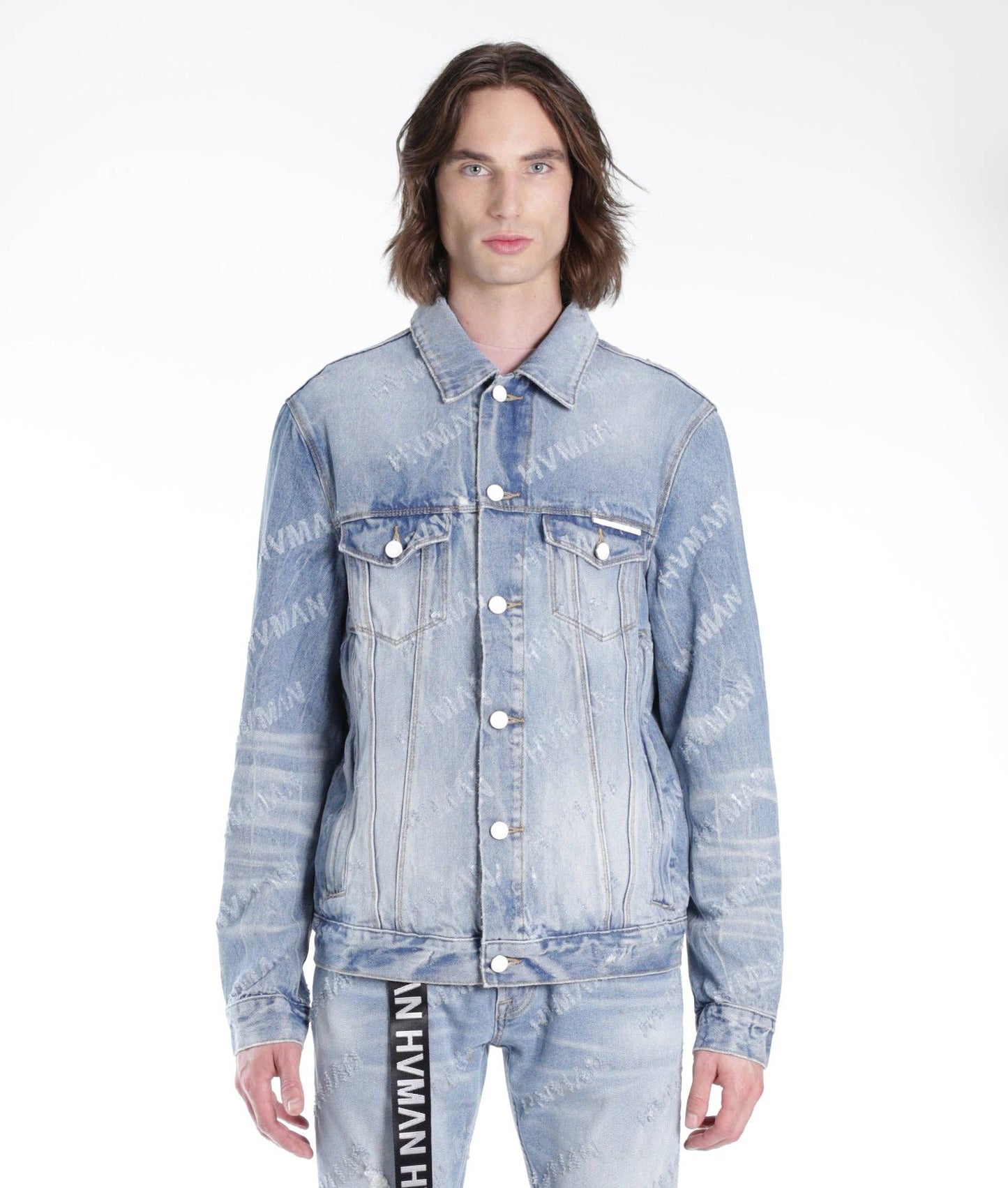 MK1  Denim Jacket in Acid Repeat