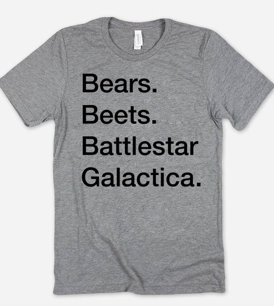 Bears Beets Battlestar  - the Office Dwight Funny  T-Shirt