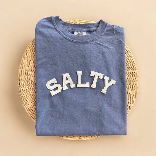 Comfort Colors Salty Tee Shirt, Beach Tees