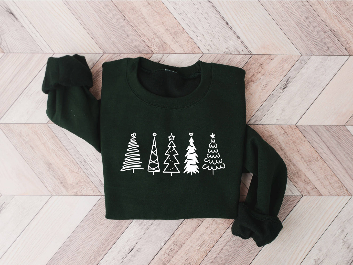 Christmas Tree Sweatshirt - Festive Holiday Crewneck