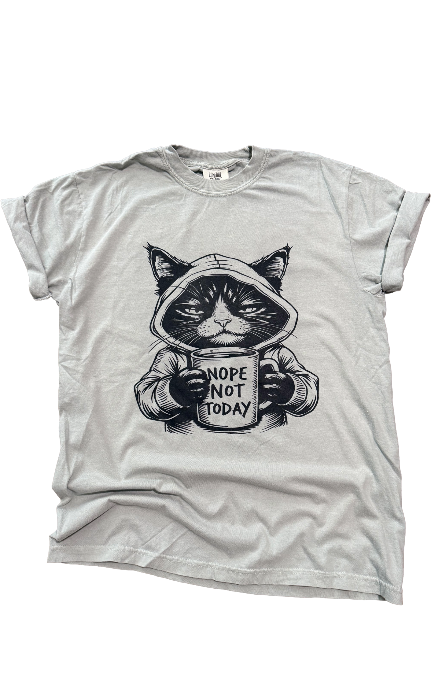 Nope Not Today Grumpy Cat Tee