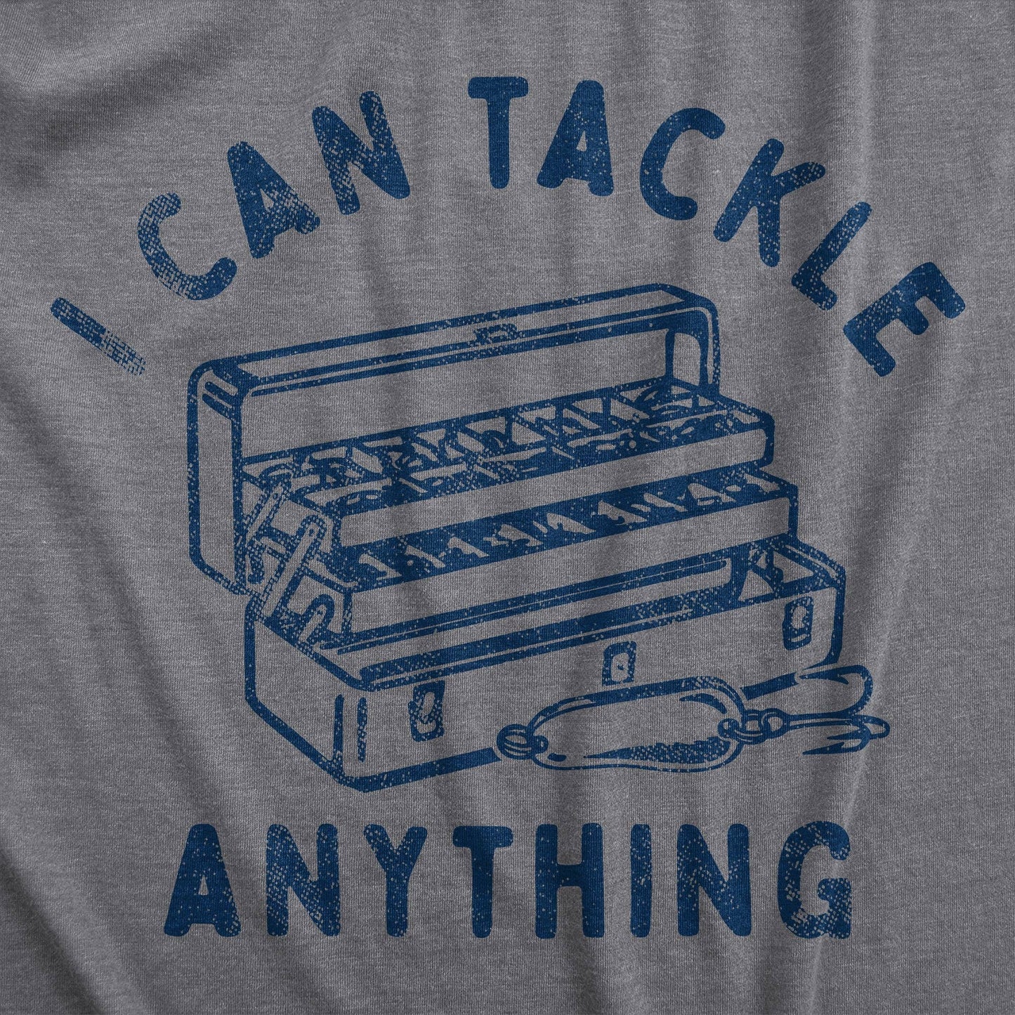 I Can Tackle Anything Men's Tshirt Fishing Graphic Tee