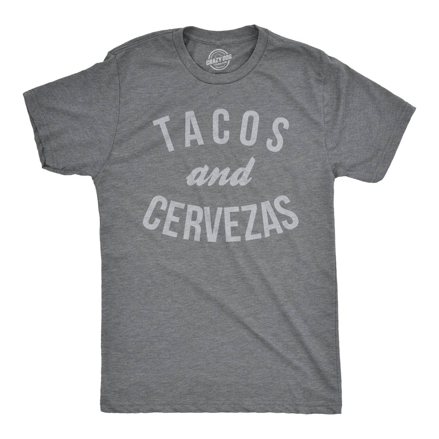 Tacos and Cervezas Graphic Tee Beer Funny Novelty T Shirt