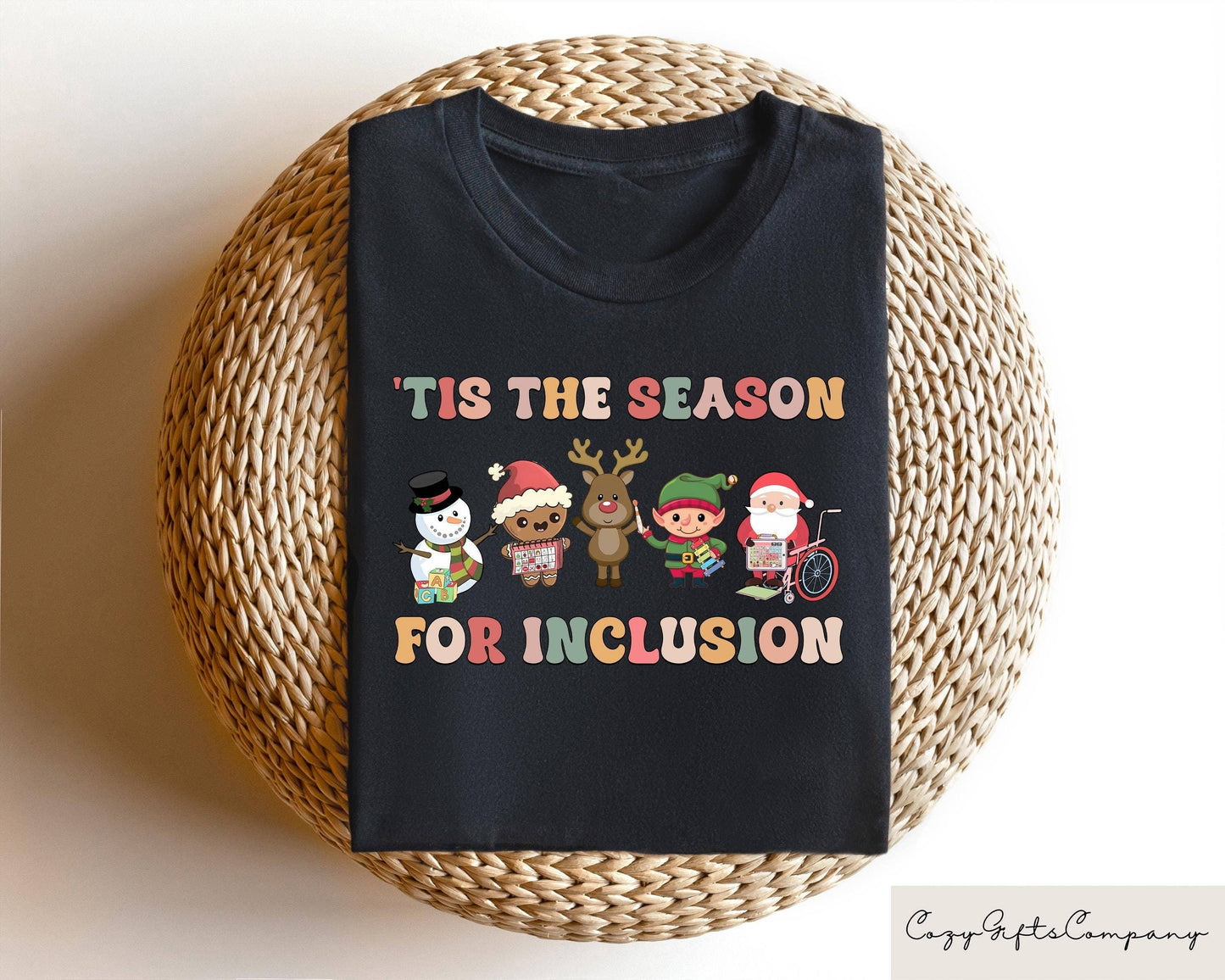 Tis the Season For Inclusion Teacher Christmas T-Shirt