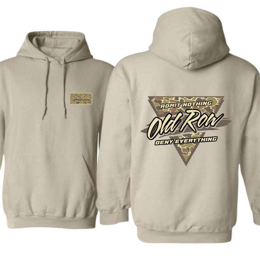 Old Row Hoodie - Admit Nothing Deny Everything Graphic