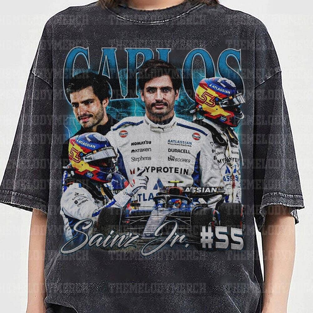 Vintage Carlos Sainz Jr Formula One Racing Tour Shirt