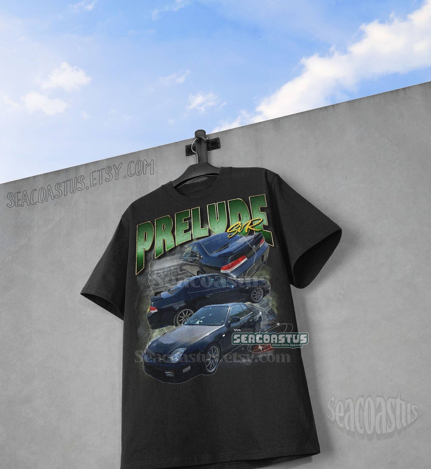 Honda Prelude Sir Vintage T-Shirt Retro 90's Jdm Vtech Tee