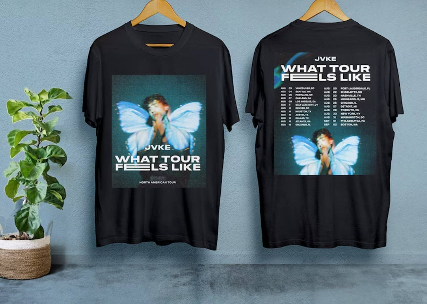 Jvke 'what Tour Feels Like' North American Tour T-Shirt