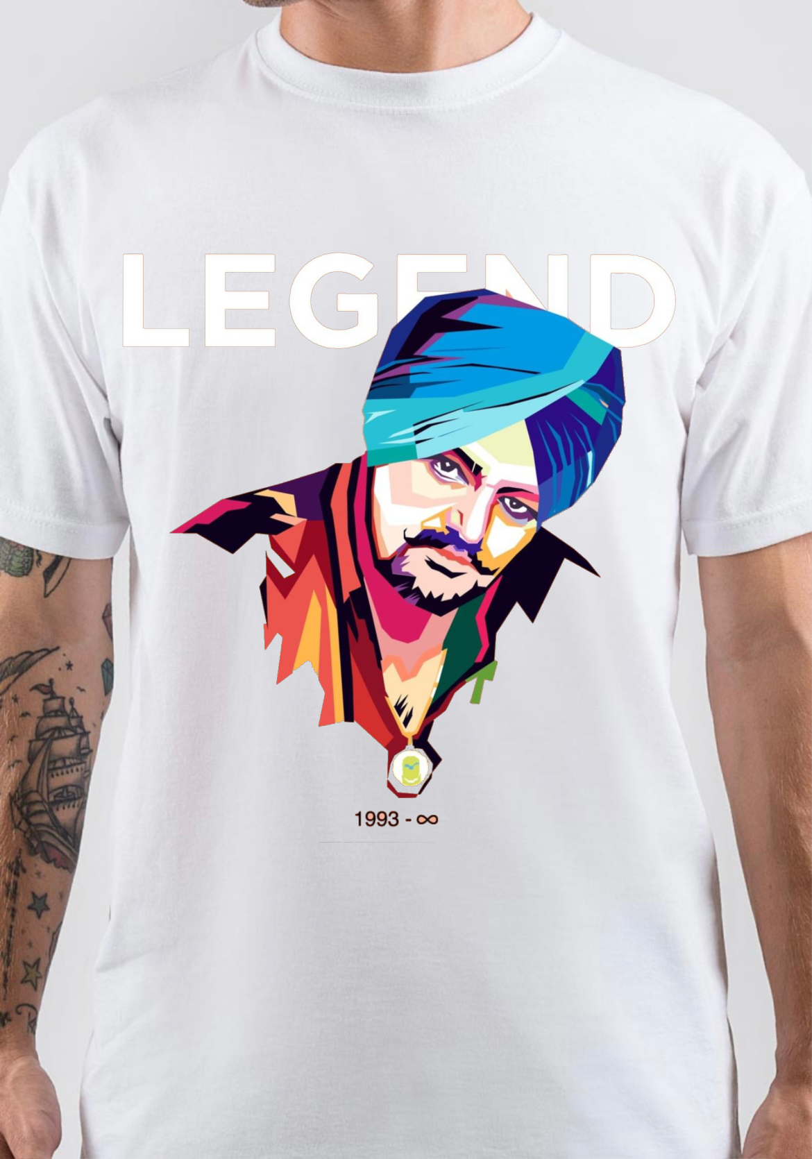 Sidhu Moose Wala Legends Never Die T-Shirt