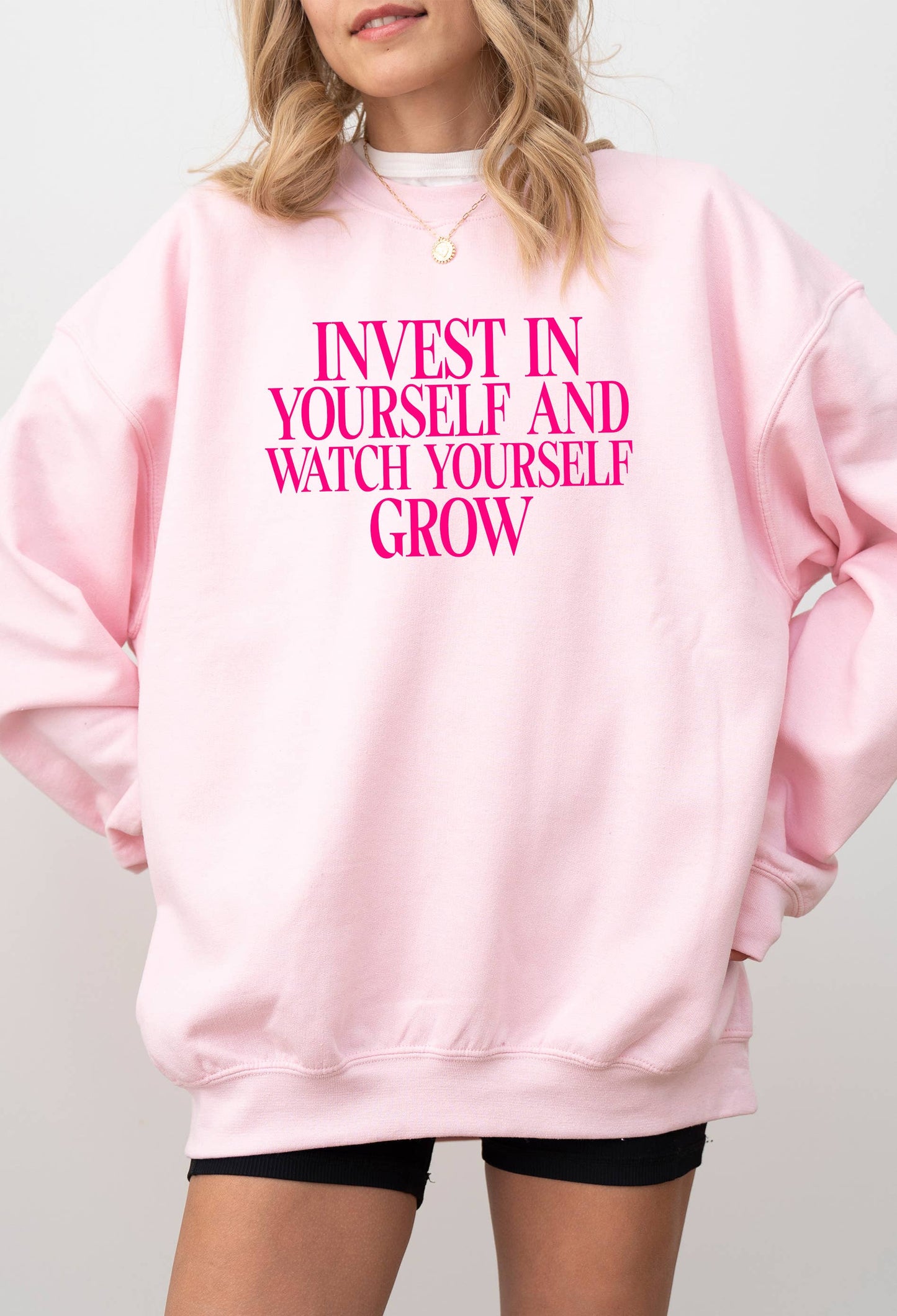 Invest in Yourself Graphic Sweater/Tee