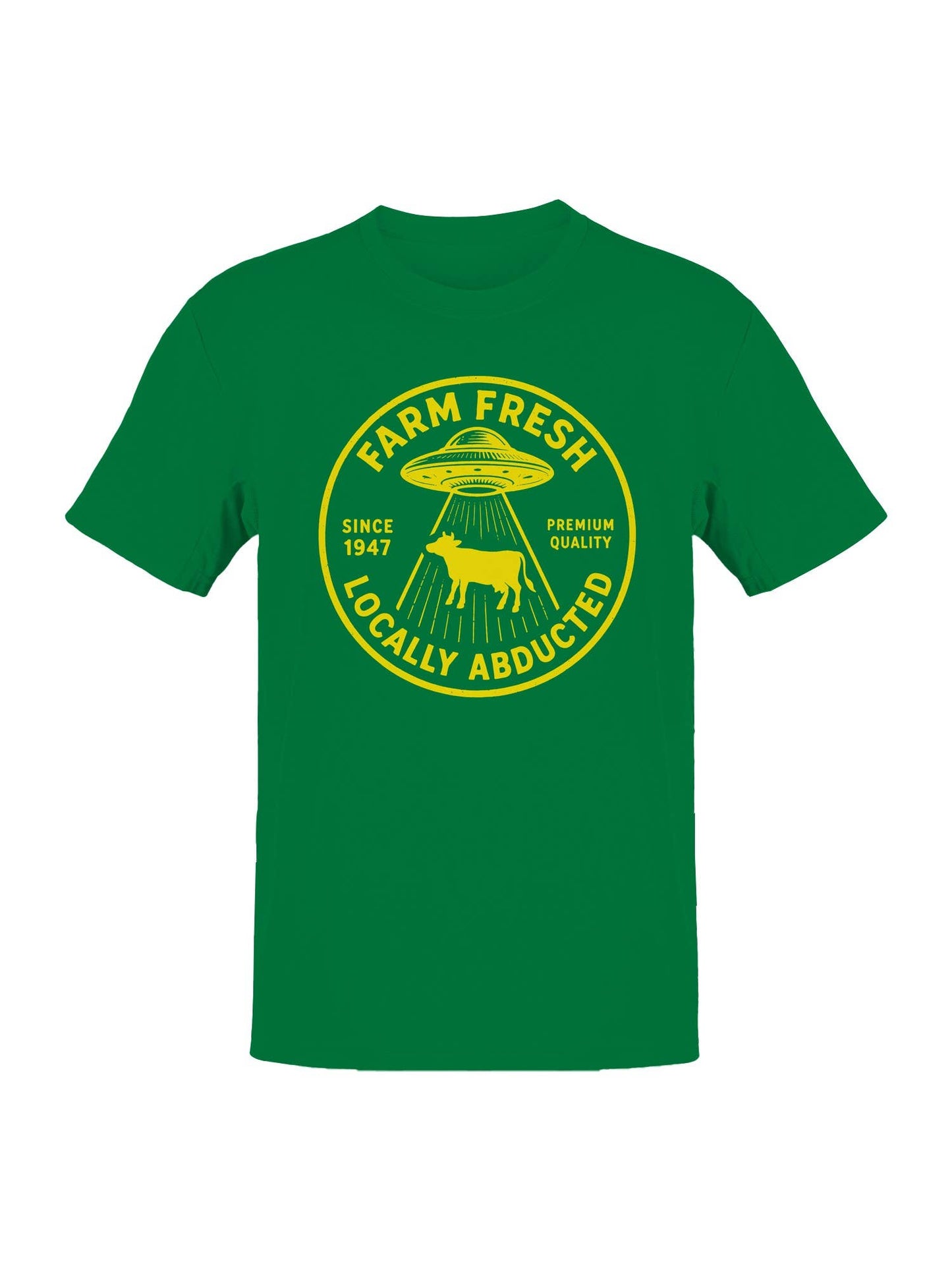 Locally Abducted Farm Fresh Design Men's T-Shirt