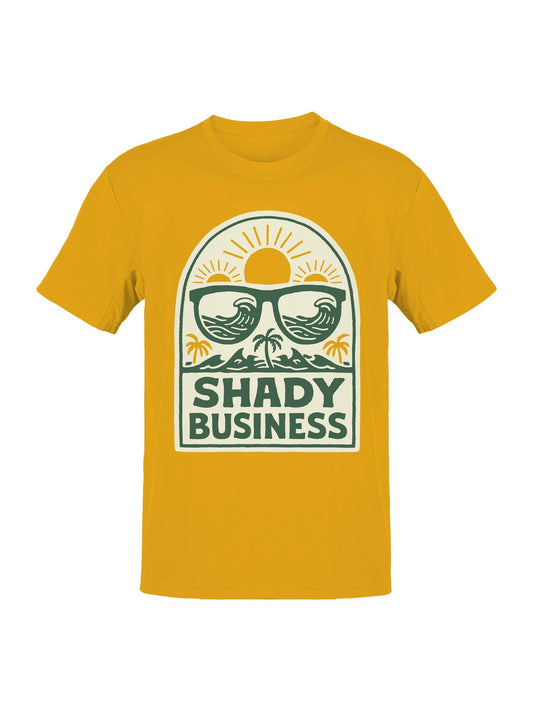 Shady Business Beach Theme Art Men's T-Shirt