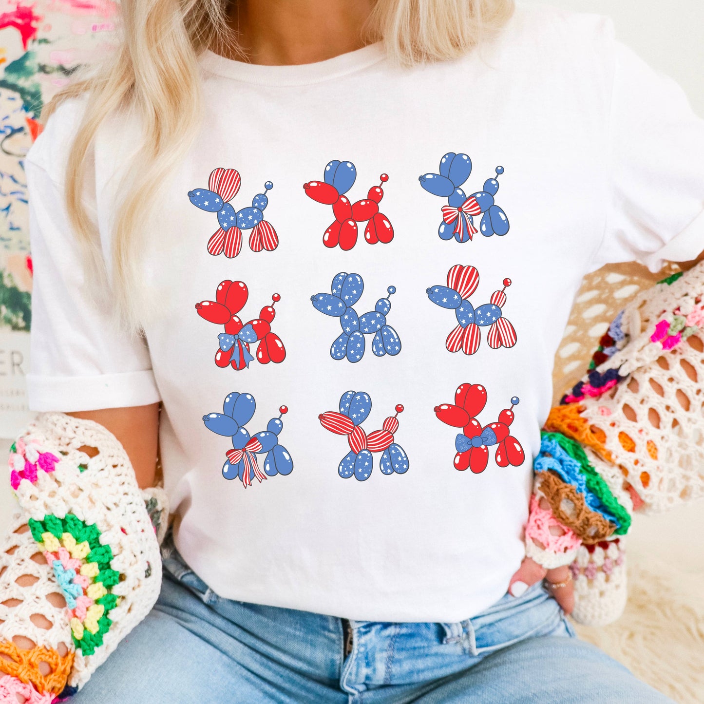 July 4th Graphic Tee | Patriotic T-Shirt | Gildan