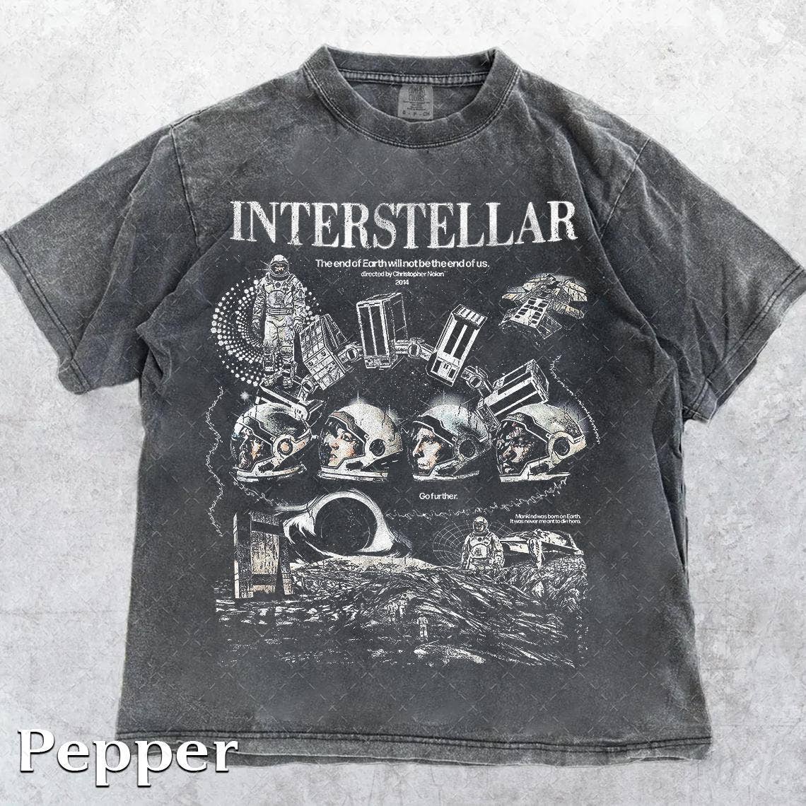 Vintage Interstellar Movie T-Shirt Gift