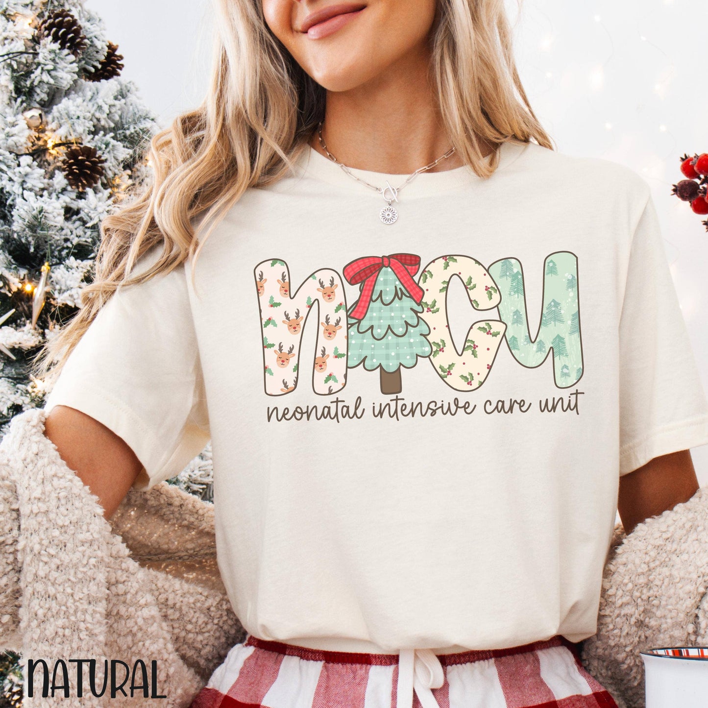 Nicu Nurse Christmas T-Shirt Holiday Neonatal Intensive Care