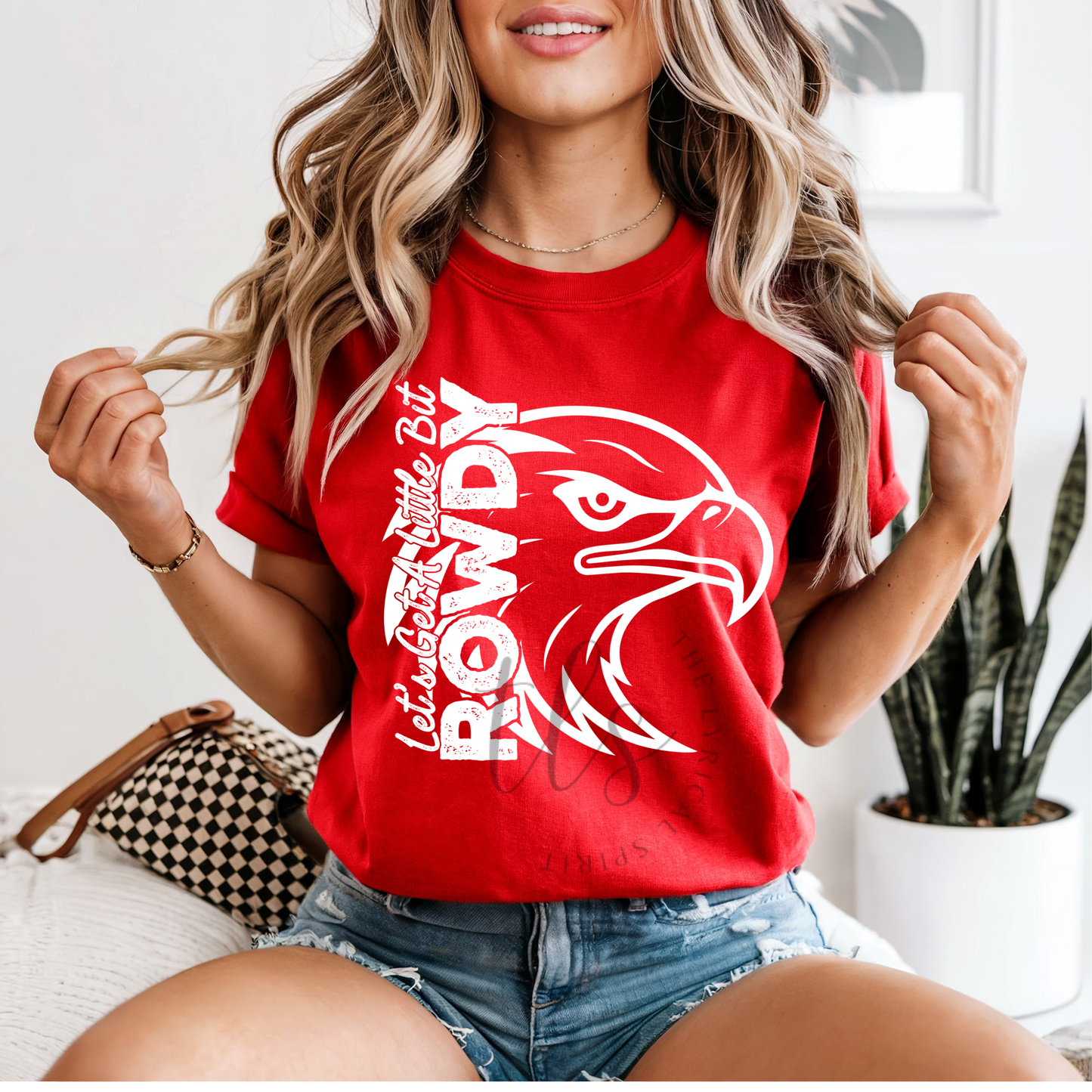 Customizable Rowdy Mascot Spirit Wear T-Shirt