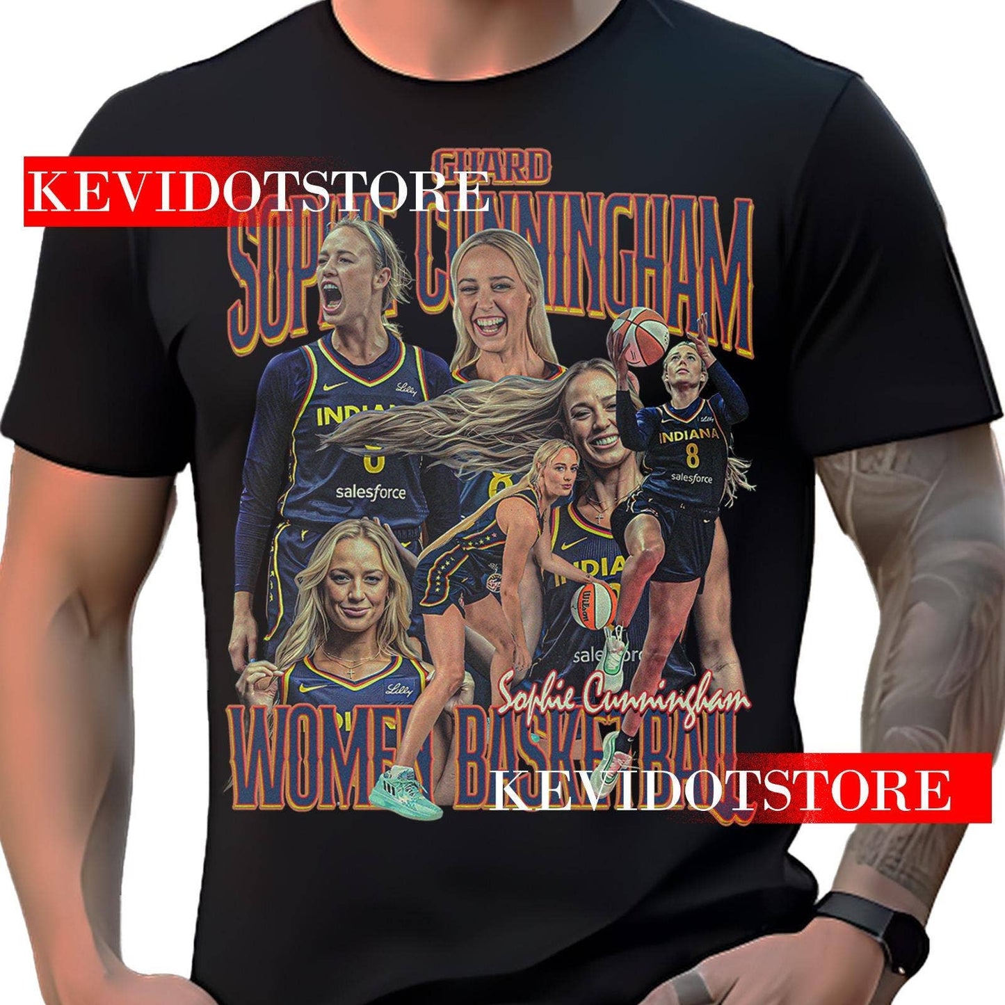 Vintage Sophie Cunningham Basketball Player T-Shirt
